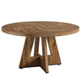 thumbnail image 4 of Fnova 47" Round Dining Table for 4 People, Modern Farmhouse Wooden Kitchen Table, Woodtone (Chairs Not Included), 4 of 13