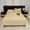Yellow, variant on Polyester Bed Sheets, Solid Color Washable Fiber Sheets, Queen Size 180x230cm, Set of 1