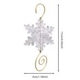 thumbnail image 3 of Winter pattern Themed Ornament Hooks Metal Wire Hooks With Decorative Winter Design For Hanging For Farmhouse, 3 of 6
