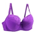 thumbnail image 4 of Womens Sexy Seamless Push Up Lace Sports Bra Comfortable Breathable Base Tops Underwear, 4 of 8