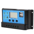 thumbnail image 3 of Car Solar Charge Regulator, 60A/50A/40A/30A/20A/10A 12V 24V Auto Solar Charge Controller PWM Controller, 3 of 7