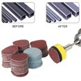 thumbnail image 3 of Abrasive Disc Pad Kit, 2 Inch 100PCS Sand Disc Cushion Cover 1/4 Inch Shank Drill Grinder Abrasive Tool Sand Disc Cushion Cover, 3 of 6