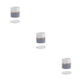 thumbnail image 3 of kurtrusly Ceramic Flower Pots For Small Spaces And Easy To Maintain Herbs Ceramic Flowerpot Ceramic Pot Planter Eco-friendly gray 11*11 3Set, 3 of 6