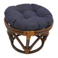 thumbnail image 1 of 18-inch Round Spun Polyester Tufted Footstool Cushion, 1 of 2