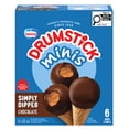 thumbnail image 1 of DRUMSTICK Minis Simply Dipped Chocolate, 1 of 7
