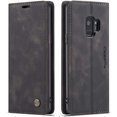 thumbnail image 2 of KOMI Wallet Case for Samsung Galaxy S9 Plus, Premium PU Leather Case Vintage Matte Wallet Flip Cover [Card Slots] [Magnetic Closure] Stand Function Folio Shockproof Full Protection Black, 2 of 5