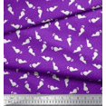 thumbnail image 3 of Soimoi Velvet Fabric Floral & Cat Animal Decor Fabric Printed Yard 58 Inch Wide, 3 of 3