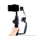 thumbnail image 4 of Handheld L-shaped Gimbal Expansion Bracket Holder with 2 Hot Shoe Mounts Accessory Replacement for DJI OSMO Mobile Smooth 4 Gimbal Stabilizer for Microphone Video Light, 4 of 6