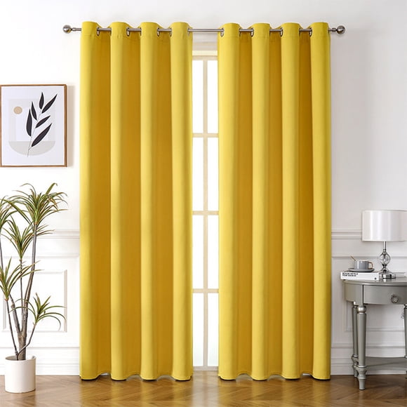Nilvkv Light Blocking Curtains Panel a Pair Overlay Elegant Curtains Suitable for Bedroom/Living Room or Other Room(39.37x51.18in)