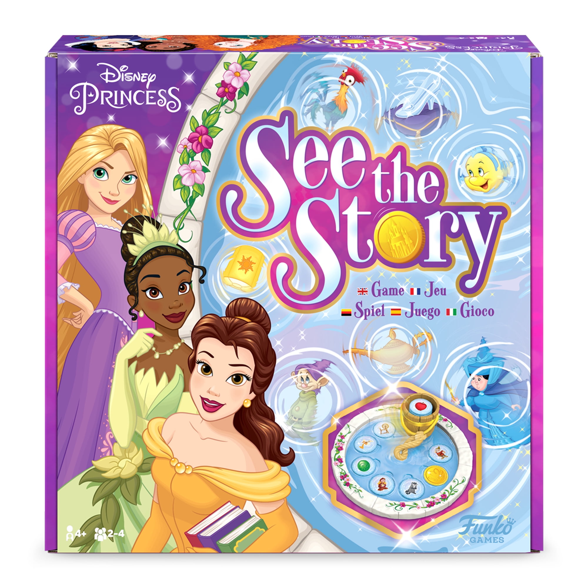 Funko Games Disney Princess See The Story Board Game