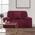 thumbnail image 2 of Unique Bargains Household Polyester Elastic 1 2 3 Seat Sofa Chair Cover Slipcover, 2 of 10