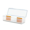 thumbnail image 2 of HILABEE Boîte de Rangement pour Cartes à Collectionner Boîte pour Jeux de Cartes Transparente Collection de Passe-Temps Protection Pratique Étui de Rangement de Bureau Robuste Organisation 2 Cloisons, 2 of 6