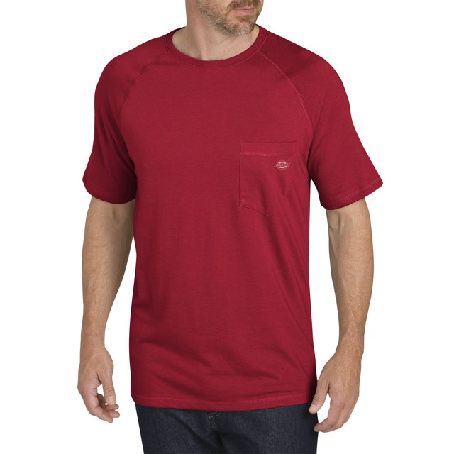 Dickies Mens Temp-iQ Performance Cooling T-Shirt, 4XT, English Red