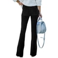 thumbnail image 3 of Luxur Pantalon Évasé à Jambe Grand pour Femme, Noir, Taille M, 3 of 3