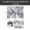 thumbnail image 2 of DEORAB 9'x12' Outdoor Rugs Waterproof Patio Lightweight Reversible Plastic Carpet Outside Camping Mat,Gray & White, 2 of 5
