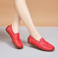 thumbnail image 2 of B91xZ Mocassins à Enfiler pour Femmes Mocassins de Conduite Décontractés Chaussures Bateau à Enfiler Mode Confort Ballerines, Rouge 8, 2 of 5
