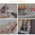 thumbnail image 4 of Cat Bathing Bag，Puppy Dog Cleaning Shower Bag- Adjustable Anti-Bite and Anti-Scratch Polyester Soft Restraint Cat Grooming Bag for Bathing, Nail Trimming, Injection, Medicine Taking, 4 of 7