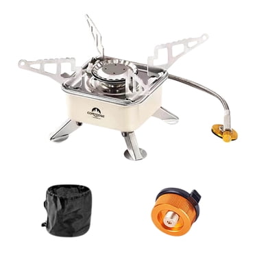 EGNMCR Four-sided Cassette Stove Folding Portable Stove For Outdoor Camping, Backpacking And Hiking. portable stove