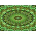 thumbnail image 1 of Ahgly Tapis Rectangulaire Lavable en Machine Intérieur Transitionnel Vert Armée, 7 Pieds x 10 Pieds, 1 of 7