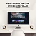 thumbnail image 4 of Computer Speakers, 5W PC Powered Speakers USB Speaker Monitor Speakers for Desktop Computer/PC/Laptop Gaming Speaker, 4 of 8