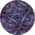 thumbnail image 1 of Ahgly Company Tapis d'Intérieur Lavables en Machine, Ronds, Bleus, Ardoises, Ronds de 5', 1 of 7