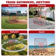 thumbnail image 3 of Yiwa Filet de Rebond de Baseball 4 X 4,5 Pi, Filet de Rebond Robuste à 5 Angles Réglables pour la Mise en Champ, le Frappe, le Lancer, Résistant aux UV, 3 of 7