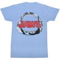 thumbnail image 1 of Jaws Os Bleu Pâle Chiné T-Shirt pour Adulte, 1 of 1