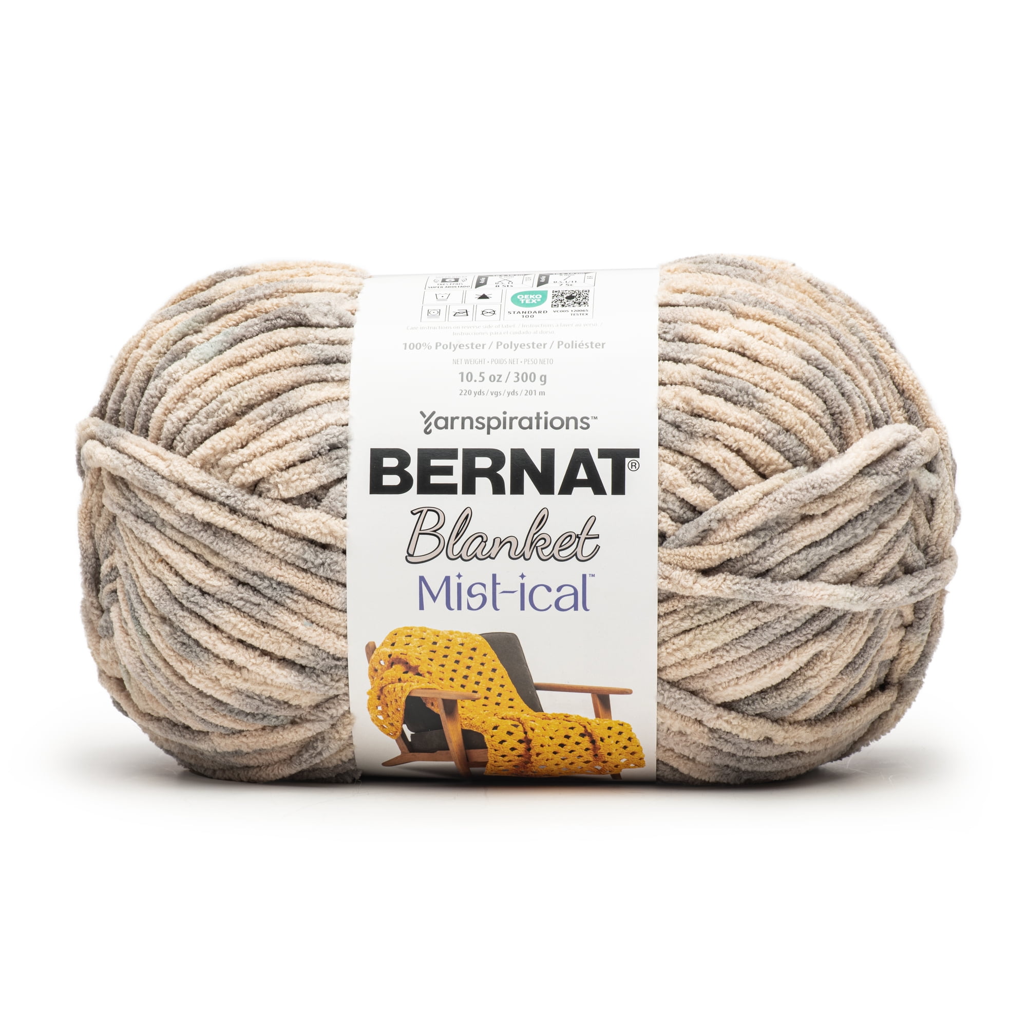 Bernat® Blanket Mist-ical™ #6 Super Bulky Polyester Yarn