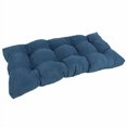 thumbnail image 2 of Coussin de Causeuse Capitonné en Microsuède Carré de 42 Po sur 19 Po - Indigo, 2 of 3