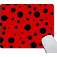 thumbnail image 1 of Ladybug Custom Mouse Pad Red Black Dot Pattern Background (9.5" x 7.9"), Personality Designs for Gaming, Adorable and Unique for Desk Decor, 1 of 5