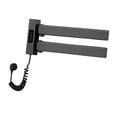 thumbnail image 4 of veasfak Electric Heated Towel Rack Wall Mounted Warming Rack for Shower Bathroom SPA gray, 4 of 9