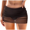 thumbnail image 1 of Women's High Waist Bikini Bottoms Swim Briefs - Ruched, High Cut, Full Coverage, for Beach/Pool/Surfing, 1 of 6