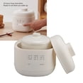 thumbnail image 3 of Electric Stew Pot, 200W 1L Anti Dry Burn Ceramic Soup Porridge Cooker with Timer Anf 9 Cooking Setting, Mini Ceramic Stew Cooker with Lid, for Home Kitchen Dorm, 3 of 7