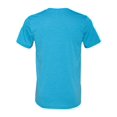 thumbnail image 3 of BELLA+CANVAS T-Shirt Unisexe Col Rond Triblend Manches Courtes, 3TG, Aqua Triblend, 3 of 3