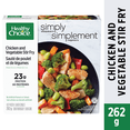 thumbnail image 1 of Healthy Choice Simply Steamers Chicken and Vegetable Stir Fry Frozen Dinner, Grilled Chicken Breast with Broccoli, Carrots, Edamame, Onions and Red Bell Peppers in Sesame Soy Sauce, 23g of Protein, Frozen Meal, 262g, 1 of 6