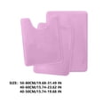 thumbnail image 3 of YYSDCY Deals of The Day Clearance! Bathroom Floor Mat Set, Strong Absorbent Coral Velvet Mat, Non-Slip Toilet Mat, Soft and Absorbent Bathroom ThreePCS Rug Set for Household Use, 3 of 4