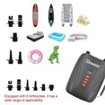 thumbnail image 4 of DOWSIN 12V Portable Electric High-Pressure Pump for Inflating Kayaks, Rafts, Tents, and More – Compact Design with 20PSI Capability and 110W Power, Includes Nozzles and Hose for Easy Use, 4 of 6