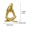 thumbnail image 2 of Meitianfacai Abstract Figure Reading Statue Decorative Bookshelf Desk Ornament, 2 of 2