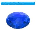 thumbnail image 4 of Unique Bargains 30mm Flat Back Round Acrylic Rhinestones, 50 Pack Plastic Circle Gems for Jewelry Making Costume, Blue, 4 of 6