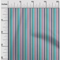 thumbnail image 1 of oneOone Cotton Poplin Fabric Multicolor Stripe Print Fabric By The Yard 42 Inch Wide, 1 of 3