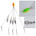 thumbnail image 3 of Umbrella Fishing Bass Lure Rig 5 Arms Alabama Rig Head Swimming Bait with Swivel, 3 of 9