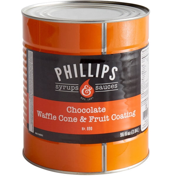 Trempette en Cornet Gaufré au Chocolat - Boîte de 2,84 L