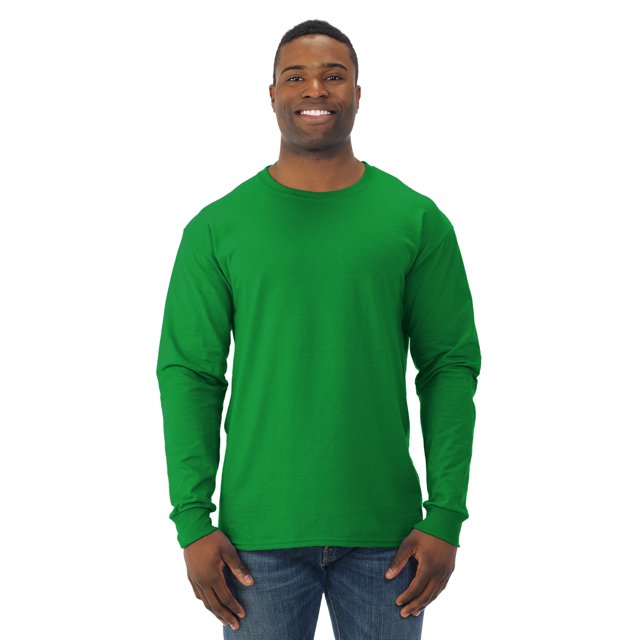 Jerzees T-Shirt à Manches Longues pour Hommes DRI-POWER Active, TG, Kelly