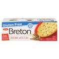 thumbnail image 1 of Breton Gluten Free Original with Flax Crackers, Dare, 1 of 11