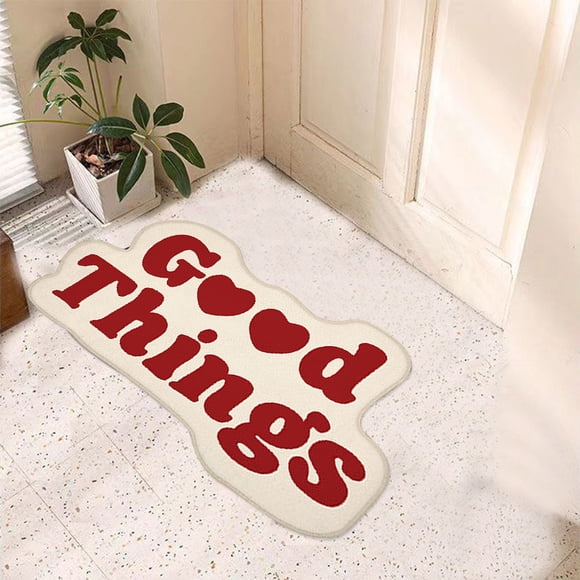 Deals of The Day Clearance! Bath Mat Bathoom Rugs Funny Cute Bathroom Decor Preppy Small Cool Rug Non Slip Microfiber Washable Absorbent Shower Rug, 17.75x23.62in