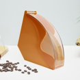 thumbnail image 3 of jifeng Dust Coffee Holder with Acrylic Cover Cone Coffee s Dispenser orange, 3 of 9