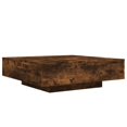 thumbnail image 1 of vidaXL Coffee Table with LED Lights Couch End Side Desk Living Room Furniture, 1 of 6