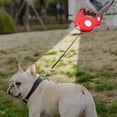 thumbnail image 3 of Laisse pour Chien avec Distributeur de Sacs à Déchets Rétractable Réfléchissante pour Marche Extérieure Visibilité Nocturne Matériau ABS Durable Laisse, 3 of 4