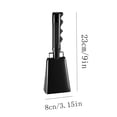 thumbnail image 3 of Cowbell for Sporting Events Graduation Noise Maker | 120Db Loud Handheld Bell with Secure Grip Handle | Brass Cheering Tool for Baseball Football Games Parades Parties, 3 of 5