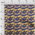 thumbnail image 2 of oneOone Viscose Chiffon Blue Fabric Abstracts Sewing Material Print Fabric By The Yard 42 Inch Wide, 2 of 5